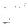 Крышка-сиденье для унитаза Ideal Standard BLEND CUBE T3927V1