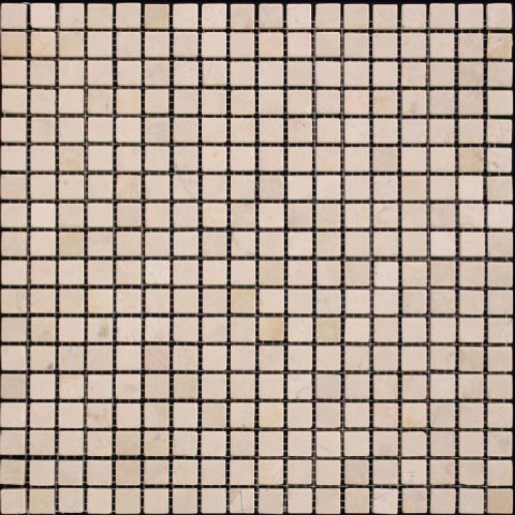 Мозаика из натурального камня M030-15T (Crema Marfil Extra)