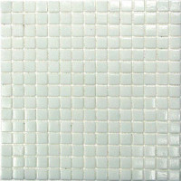 Мозаика из стекла Simple White (на бумаге)