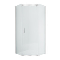 Душевое ограждение NEW TRENDY NEW KOMFORT 100x80x195 K-0438 (хром)