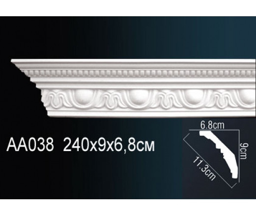 Карниз с орнаментом Перфект, арт. AA038F