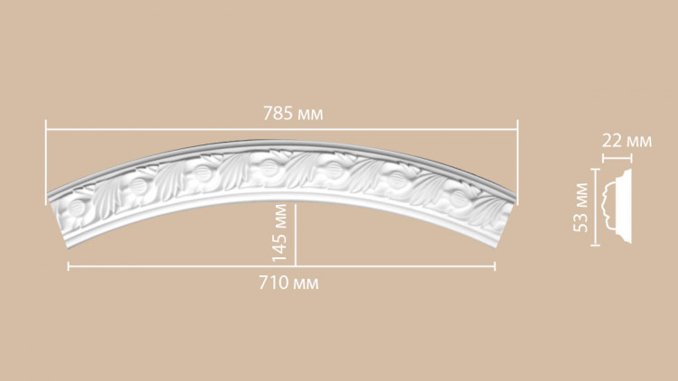 898102-100/18 радиус DECOMASTER-2 (55, 50 см)