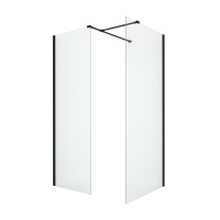 Душевое ограждение NEW TRENDY NEW MODUS BLACK 130x90x200 EXK-1292 (черный)
