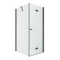 Душевое ограждение NEW TRENDY NEW SOLEO BLACK складные двери R 100x120x195 D-0240A/D-0149B (черный)