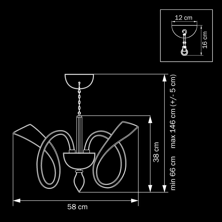 Светильник Lussole LSA-3001-03 Spilimbergo стилизованная ржавчина