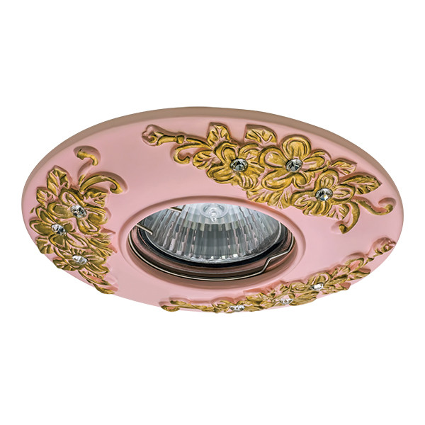 042122 Светильник CERAMO MR16/HP16 PINK+GOLD (в комплекте)