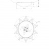 Потолочный светильник Maytoni H013CL-04G