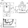Биде подвесное Ideal Standard Tesi T355201