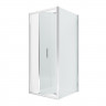 Душевое ограждение NEW TRENDY ALTA 90x80x195 D-0088A/D-0078B (хром)