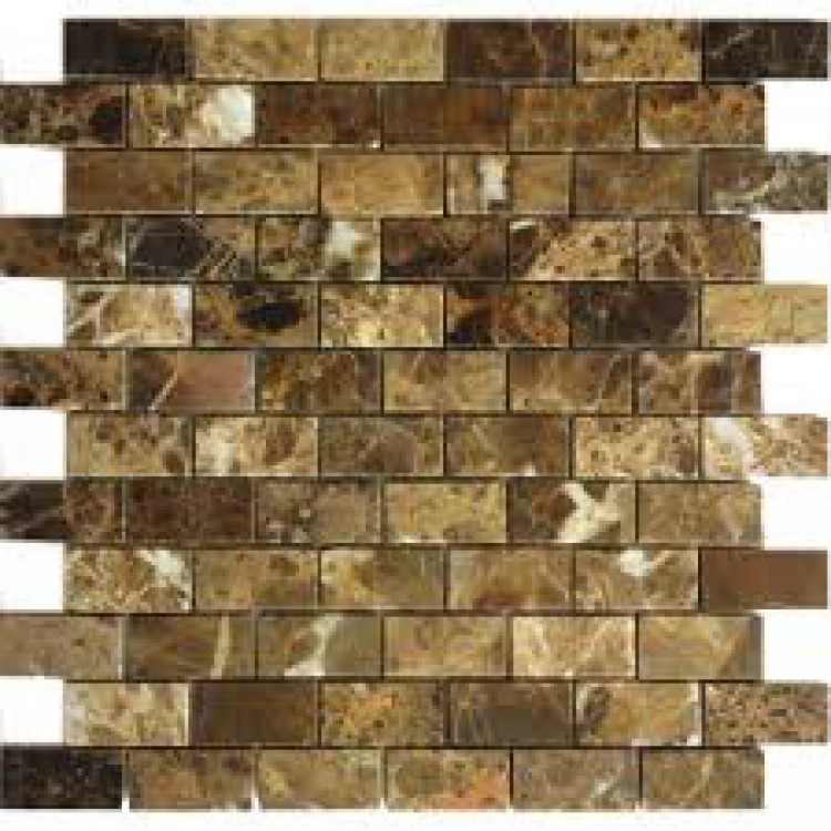 Мозаика из натурального камня Emperador Dark 23x48