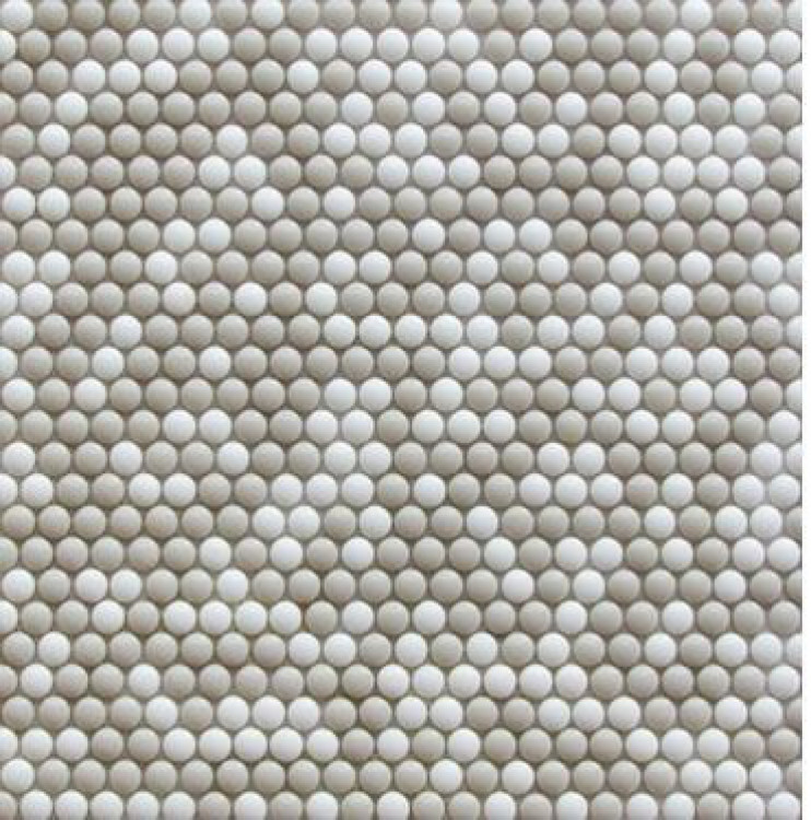 Мозайка из стекла Pixel cream
