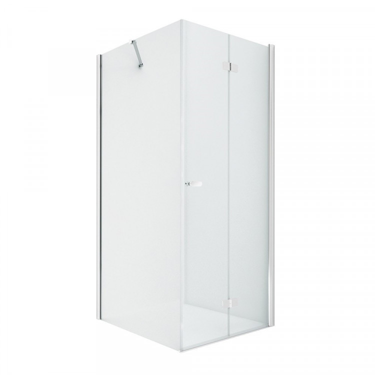 Душевое ограждение NEW TRENDY NEW SOLEO складные двери R 80x110x195 D-0152A/D-0150B (хром)