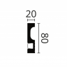 Плинтус IL11 WALLSTYL 3042072