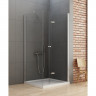 Душевое ограждение NEW TRENDY NEW SOLEO складные двери R 80x120x195 D-0152A/D-0151B (хром)