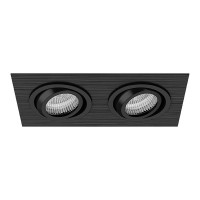 011622 Светильник SINGO X2  MR16/HP16 ЧЕРНЫЙ (в комплекте)