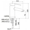 Смеситель для раковины Paffoni Berry BR071CR