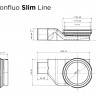 Трап Pestan Confluo Slim Line 750 +