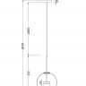 Подвесной светильник Maytoni MOD055PL-L12G3K