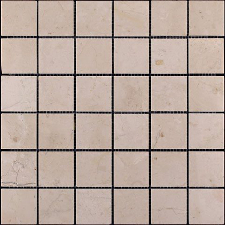 Мозаика из натурального камня M030-48P (Crema Marfil Extra)