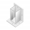 Душевое ограждение NEW TRENDY ALTA 90x90x195 K-0447 (хром)