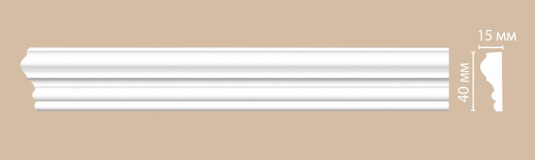 97154/40 FLEXIBLE молдинг DECOMASTER-2 (40х15х2400мм)