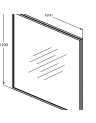 Квадратное зеркало Ideal Standard CONCA T3968BH