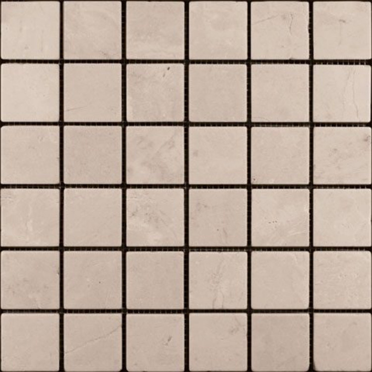 Мозаика из натурального камня M030-48T (Crema Marfil Extra)