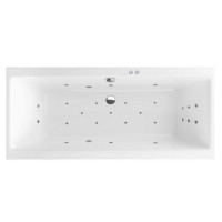 Ванна EXCELLENT Pryzmat Slim 180x80 "ULTRA" (хром)