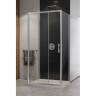 Душевое ограждение NEW TRENDY ALTA III 100x80x195 K-0571 (хром)