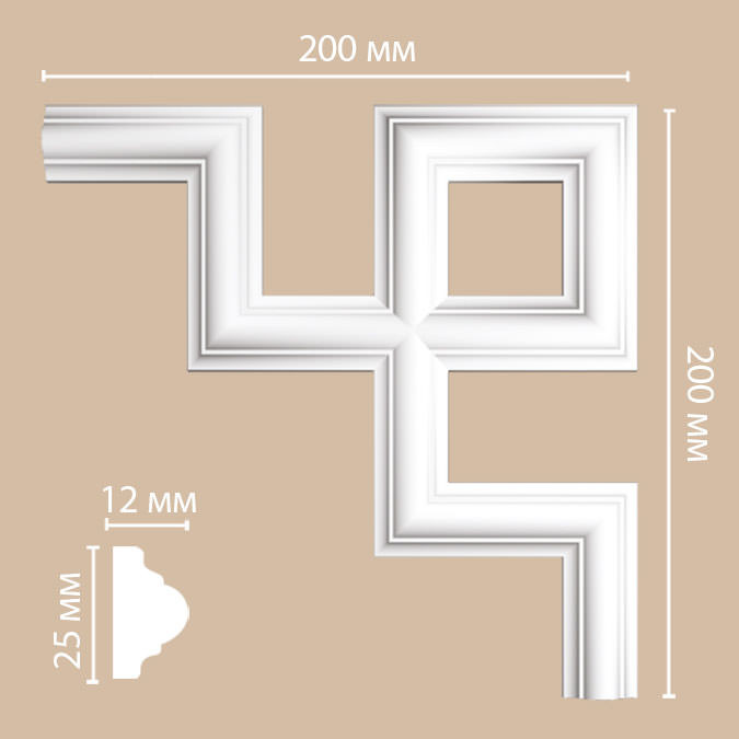 97012-4/100 угол DECOMASTER-2 (200х200мм)