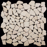 Мозаика из натурального камня M030-ML (Crema Marfil Extra)