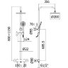 Душевая стойка Paffoni Birillo Cold ZCOL643CR