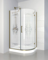 Душевое ограждение / уголок MAGIC-RH-1-120/90-ROYAL PALACE-CP-Cr-L