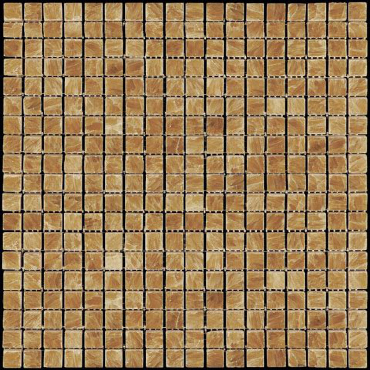 Мозаика из натурального камня M072-15P (Onyx Caramel) (M073Y-15P)