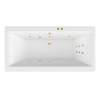 Ванна EXCELLENT Savia Duo 170x80 "LINE" (золото)