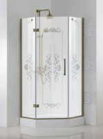 Душевое ограждение / уголок MAGIC-P-1-90-ROYAL PALACE-C-Br-L