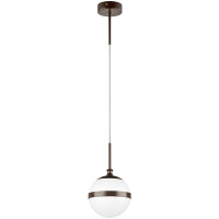 813117 (MD1803-1BL) Подвес GLOBO 1х40W  E14 umber/white (в комплекте)
