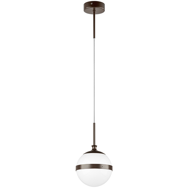 813117 (MD1803-1BL) Подвес GLOBO 1х40W  E14 umber/white (в комплекте)