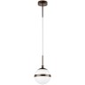 813117 (MD1803-1BL) Подвес GLOBO 1х40W  E14 umber/white (в комплекте)