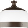 813117 (MD1803-1BL) Подвес GLOBO 1х40W  E14 umber/white (в комплекте)