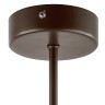 813117 (MD1803-1BL) Подвес GLOBO 1х40W  E14 umber/white (в комплекте)