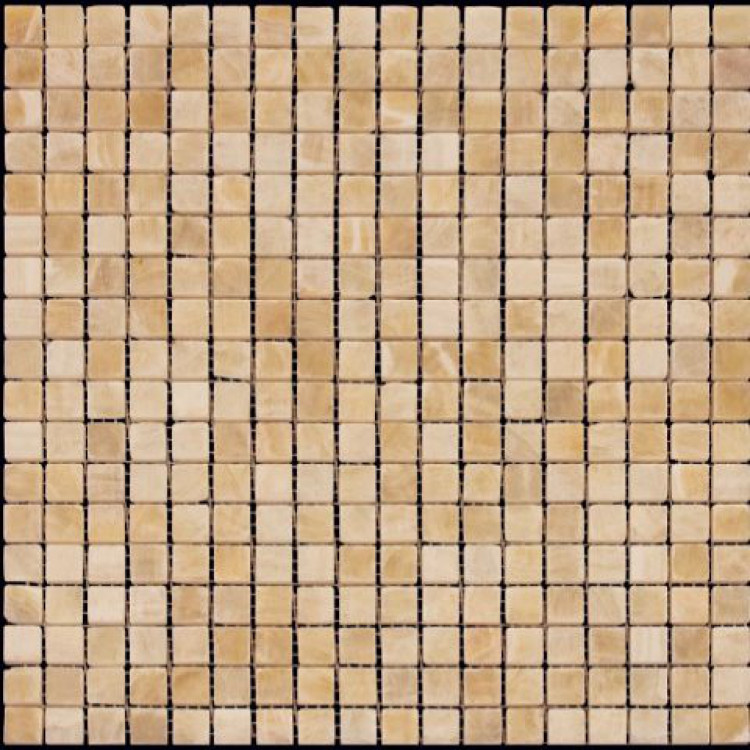 Мозаика из натурального камня M073-15P (Onyx Yellow) (M073-FP)