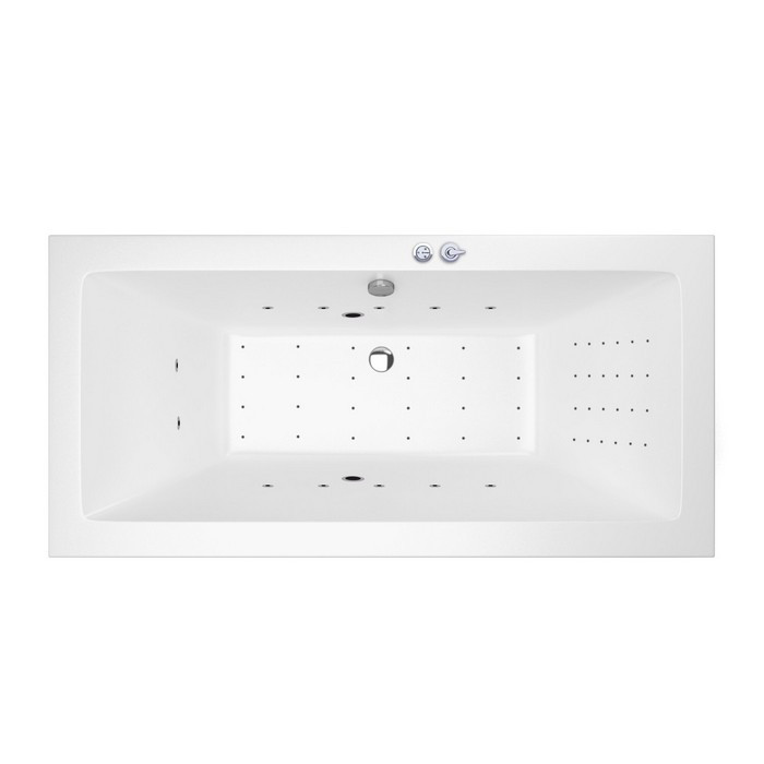 Ванна EXCELLENT Savia Duo 170x80 "NANO" (хром)