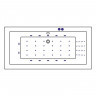 Ванна EXCELLENT Savia Duo 170x80 "NANO" (хром)