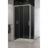 Душевое ограждение NEW TRENDY ALTA III 80x90x195 D-0252A/D-0079B (хром)