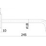 Излив Paffoni Light ZBOC046NO