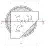 Трап Pestan Confluo Standard Angle 1 Gold
