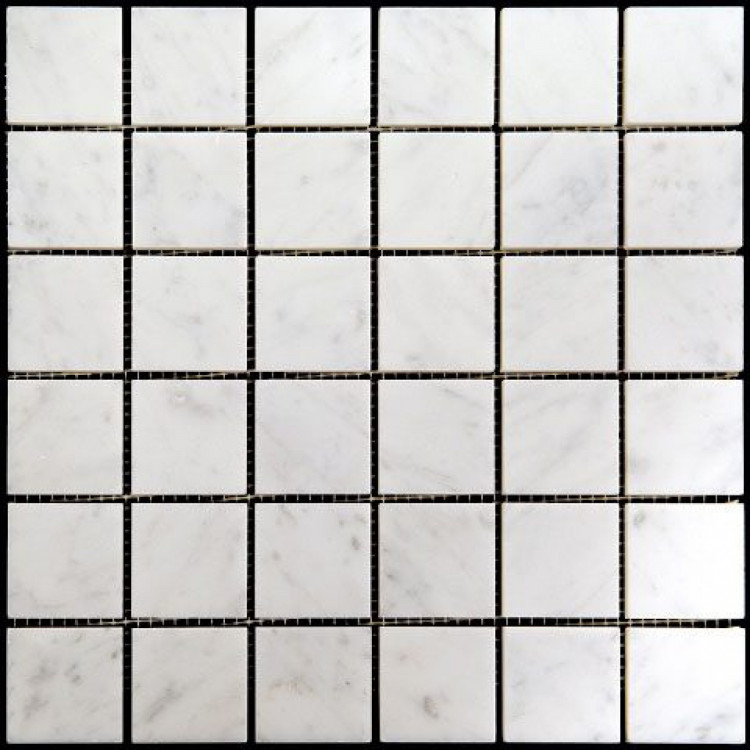 Мозаика из натурального камня M088-48P (Carrara)