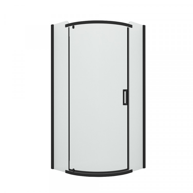 Душевое ограждение NEW TRENDY NEW KOMFORT BLACK 80x80x195 K-0468 (черный)