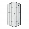 Душевое ограждение NEW TRENDY NEW RENOMA BLACK R 120x90x195 D-0385A/D-0119B (черный)